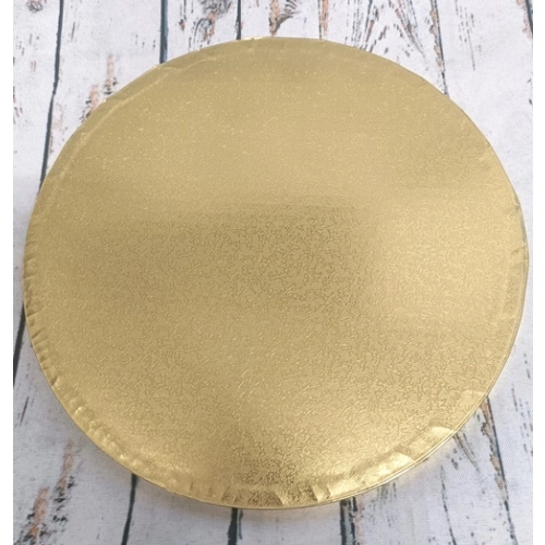 Podkład pod tort 25 cm gruby złoty podkładka pod tort trwały sztywny